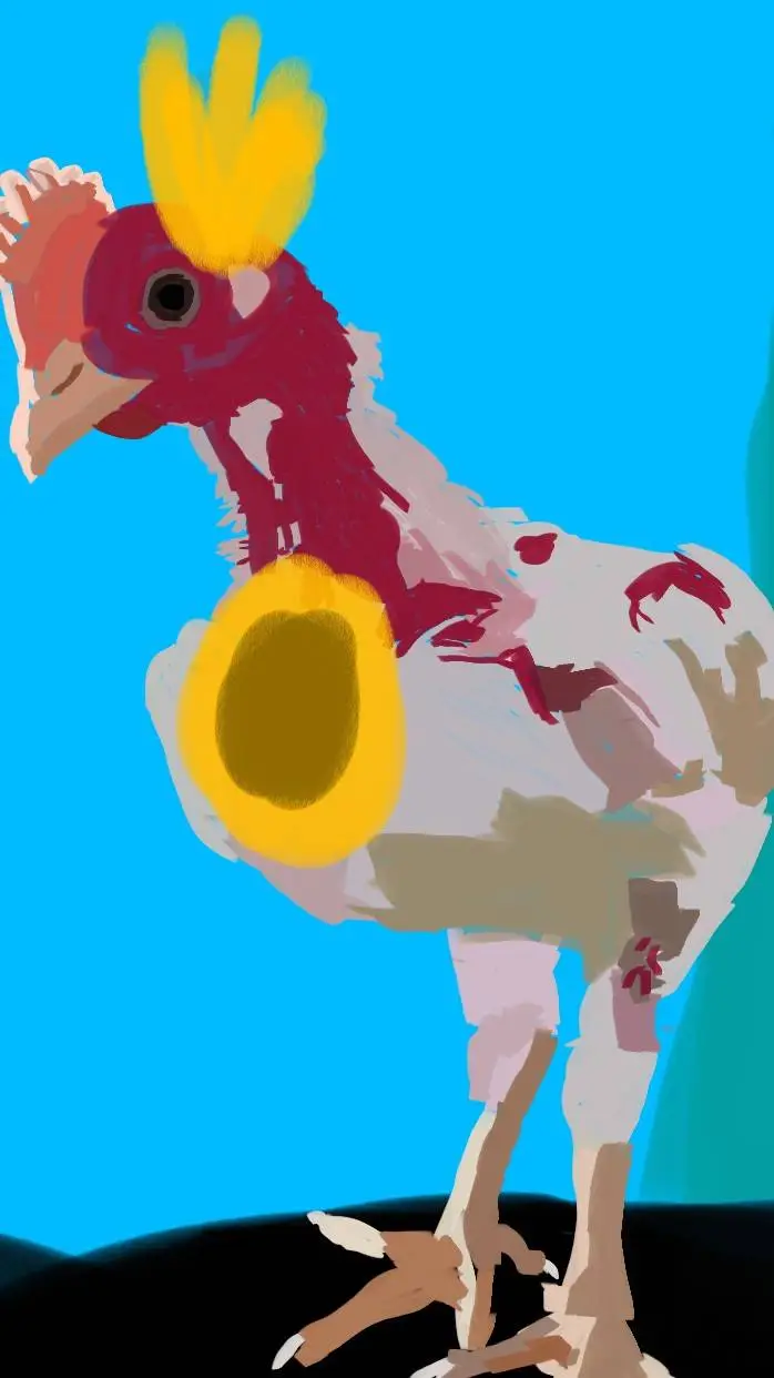 ai character: king golden background