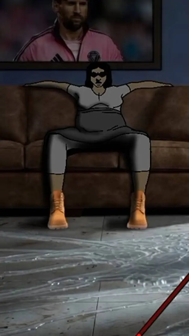 ai character: savage mum background
