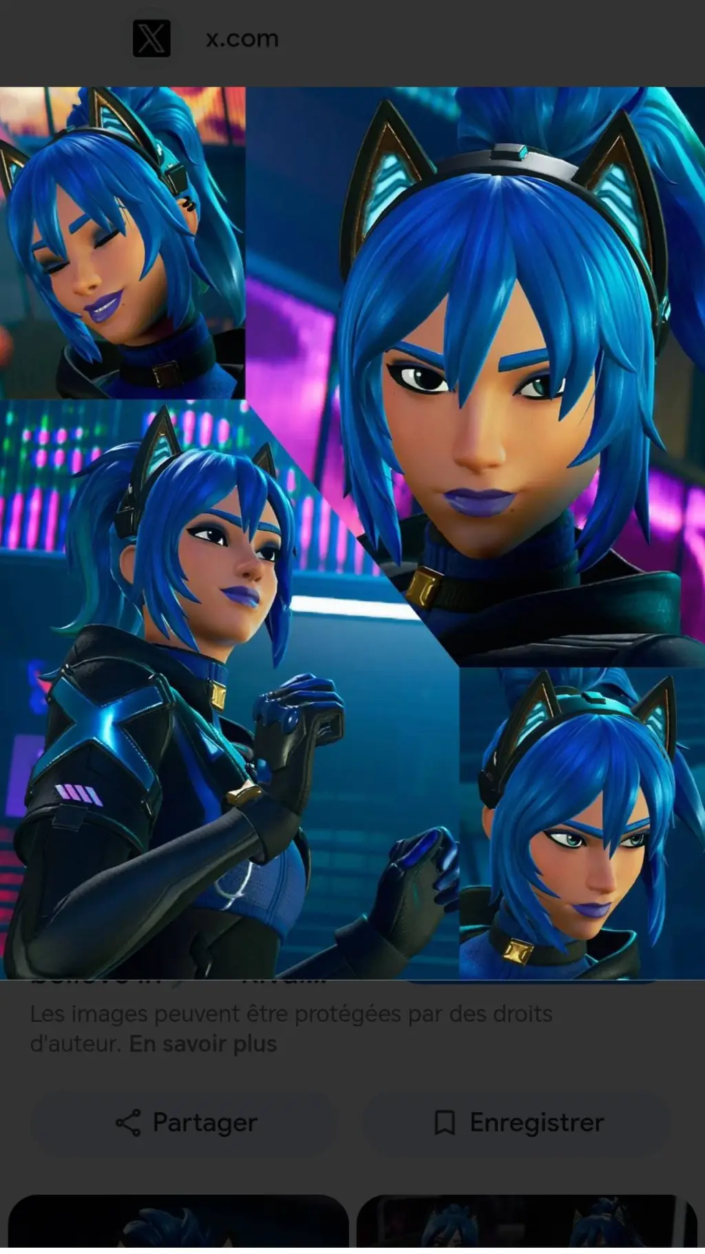 ai character: Fortnite hope❤️ background