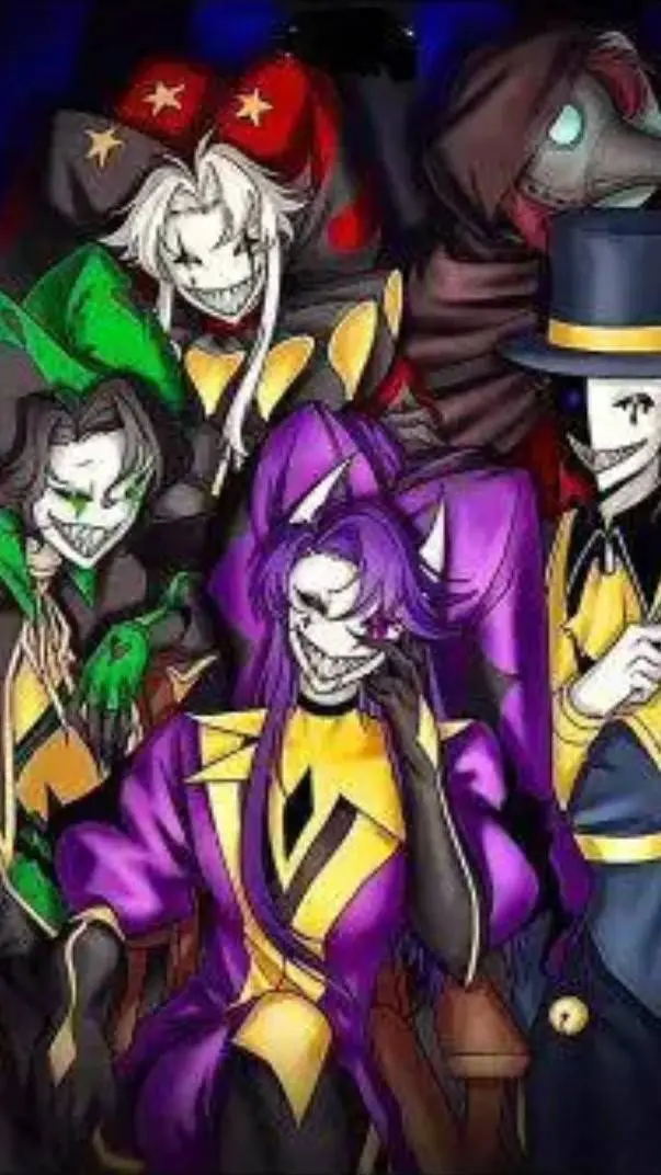 ai character: the Freak circus  background