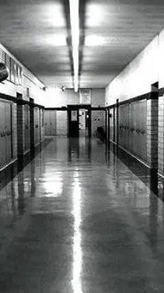 ai character: The Haunted School background