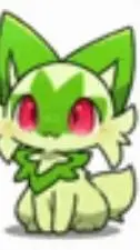 ai character: sprigatito P2 1/2 background