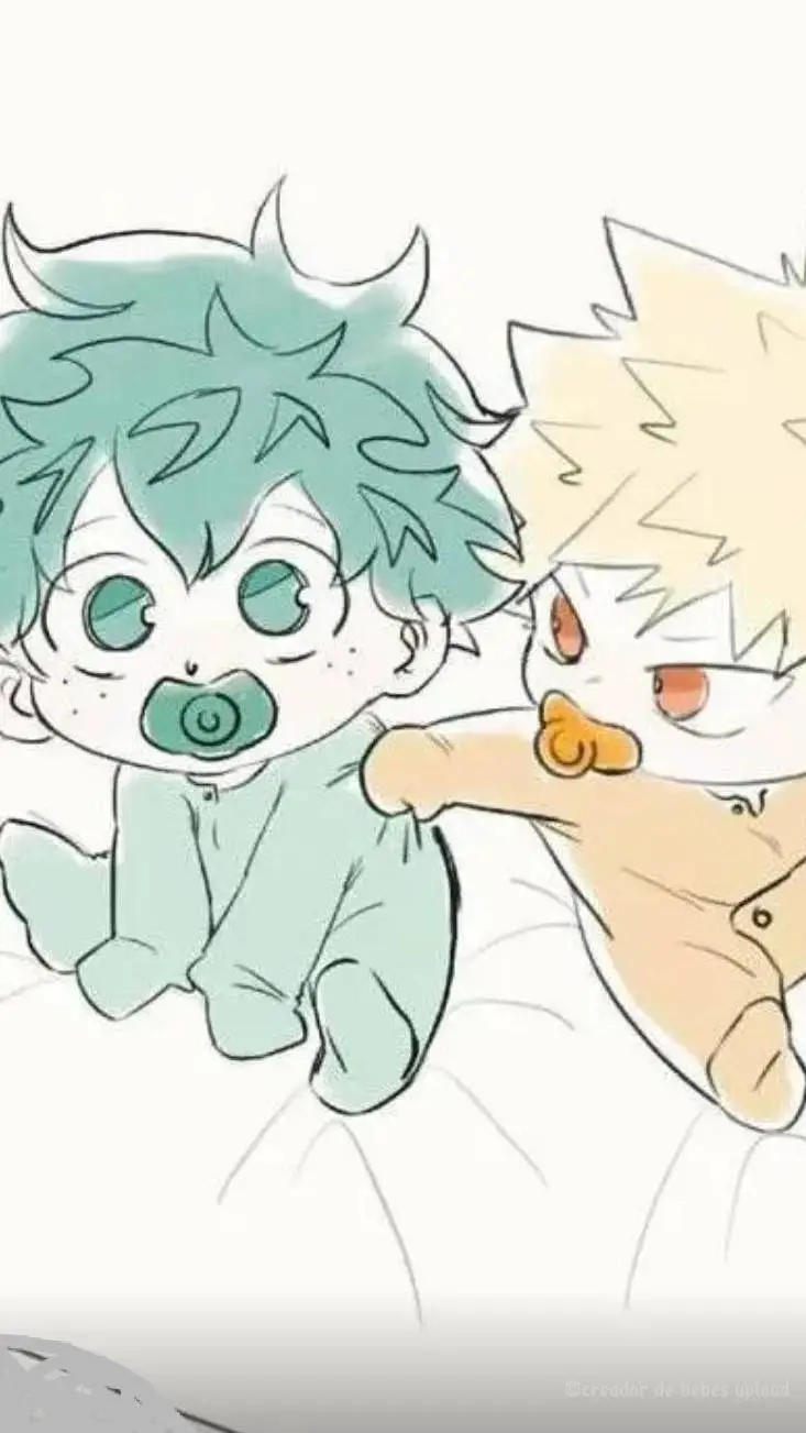 ai character: Baby Izuku& Bakugo background