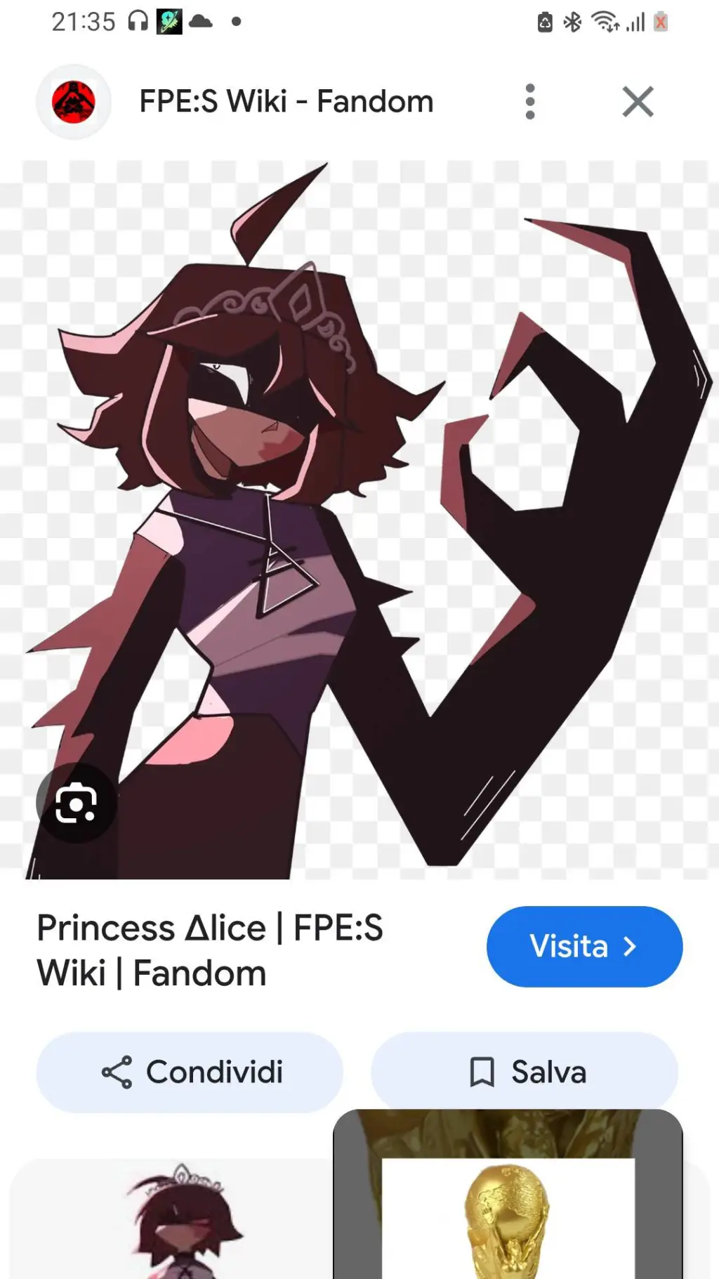ai character: FPE ∆lice likes u background