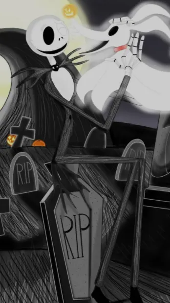 ai character: 🎃🖤TNBC!!🧡🎃 background