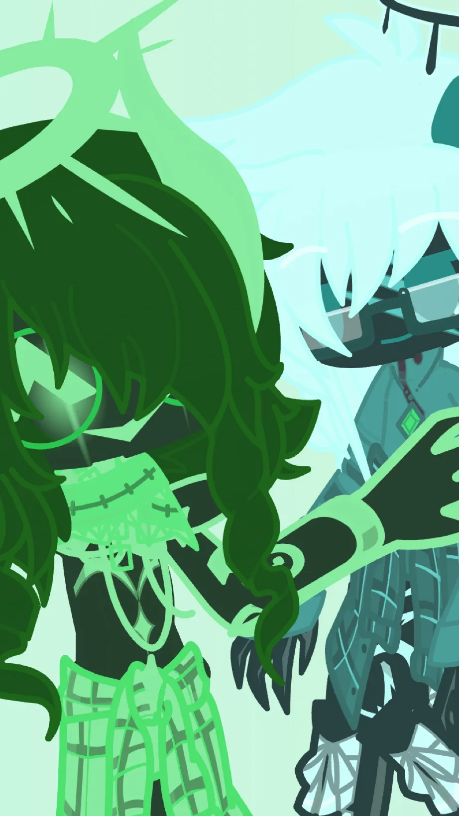 ai character: Crystal Angels background