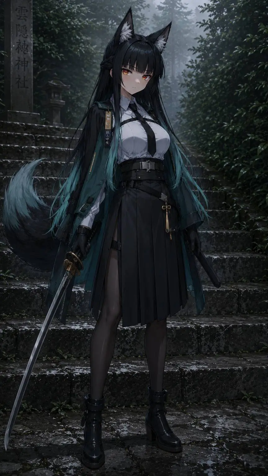 ai character: kny  background