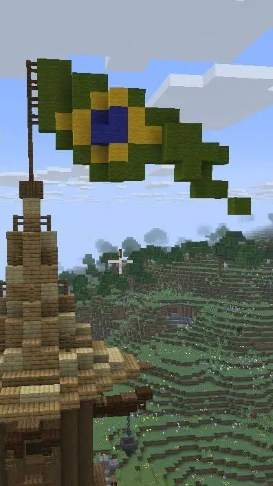 ai character: Minecraft,esport🇧🇷 background