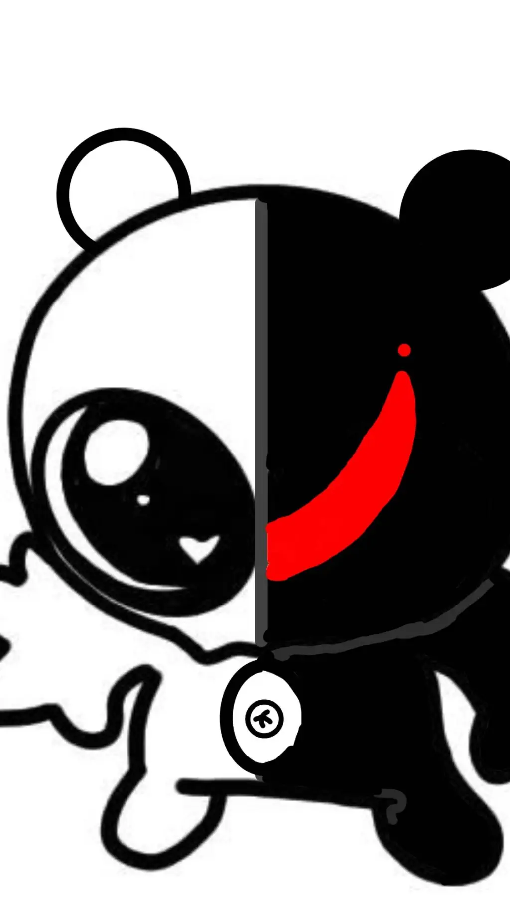 ai character: chibi mobokuma background