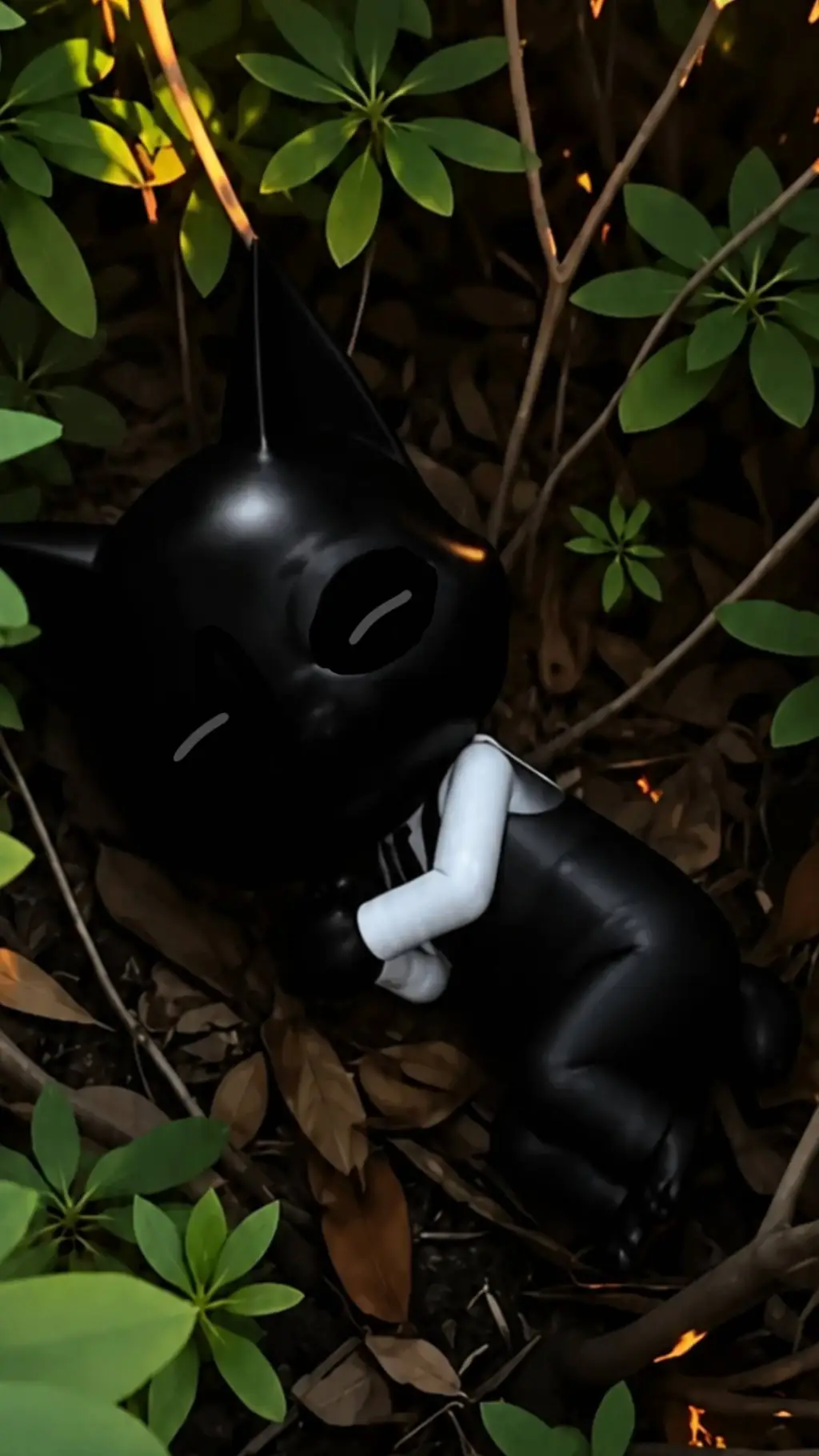 ai character: chibi agent secret background