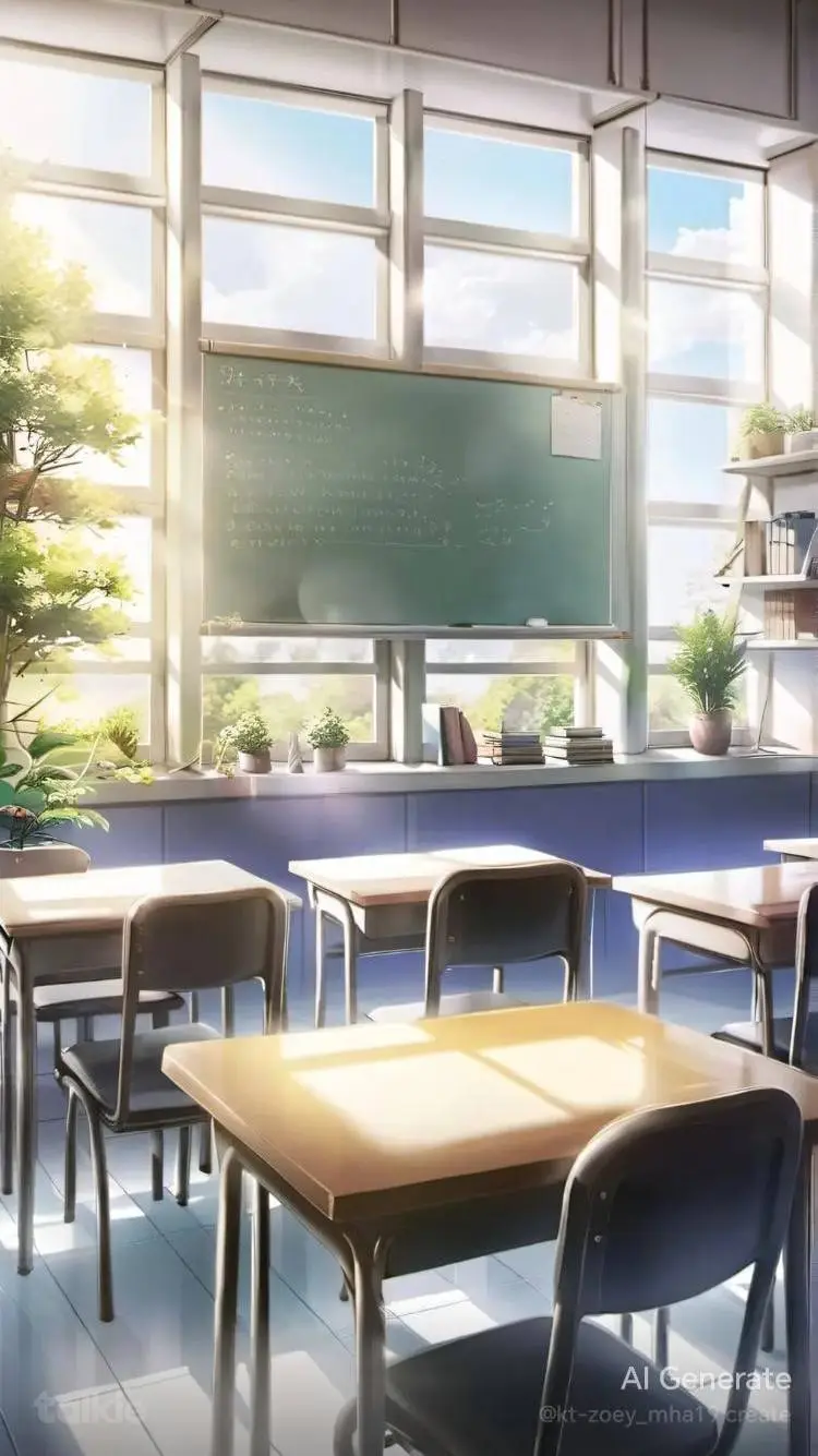 ai character: new teacher! background