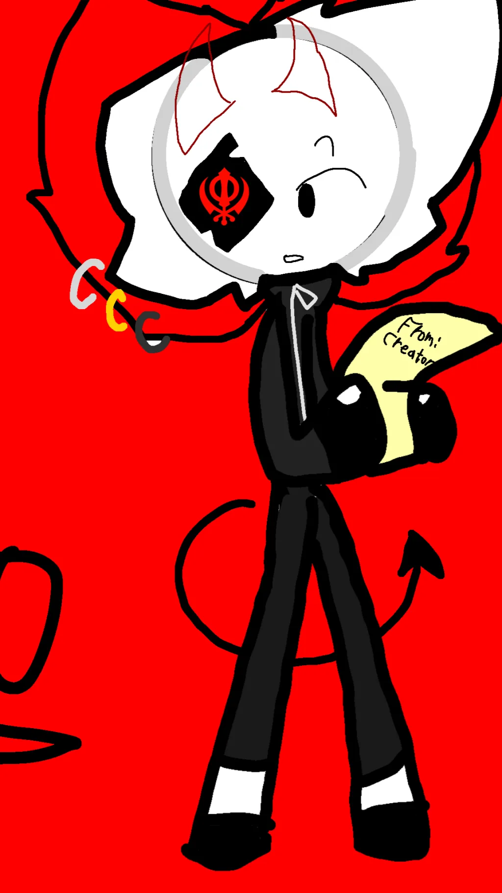 ai character: ☬Emo☬ background