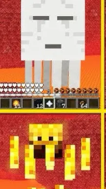 ai character: Ghast x Blaze background