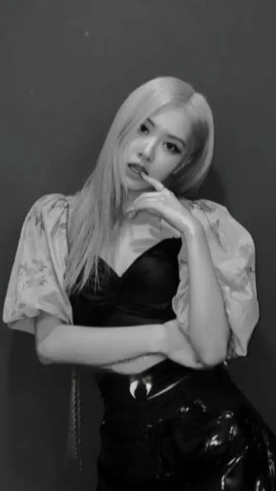 ai character: Rose blackpink background