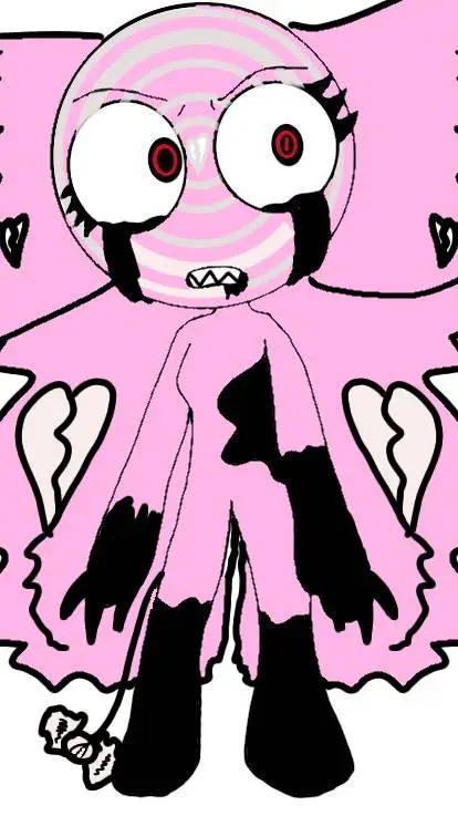 ai character: mysti twisted  background