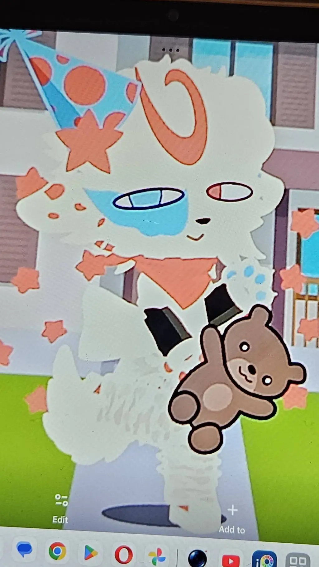 ai character: goob-☆ background