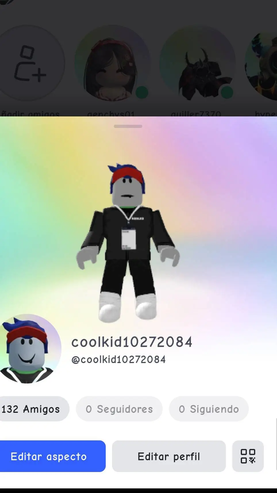 ai character: coolkid  background