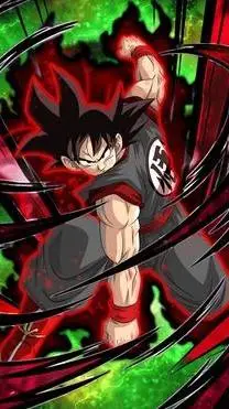 ai character: evil Goku  background