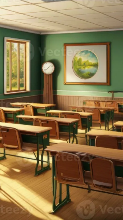 ai character: Classroom 386  background