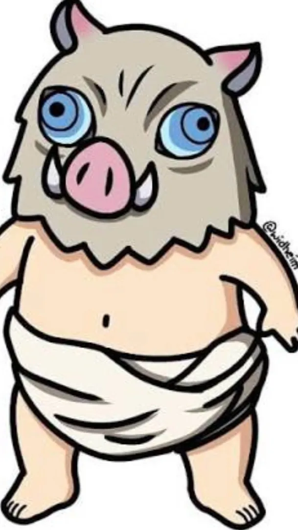 ai character: Inosuke baby  background