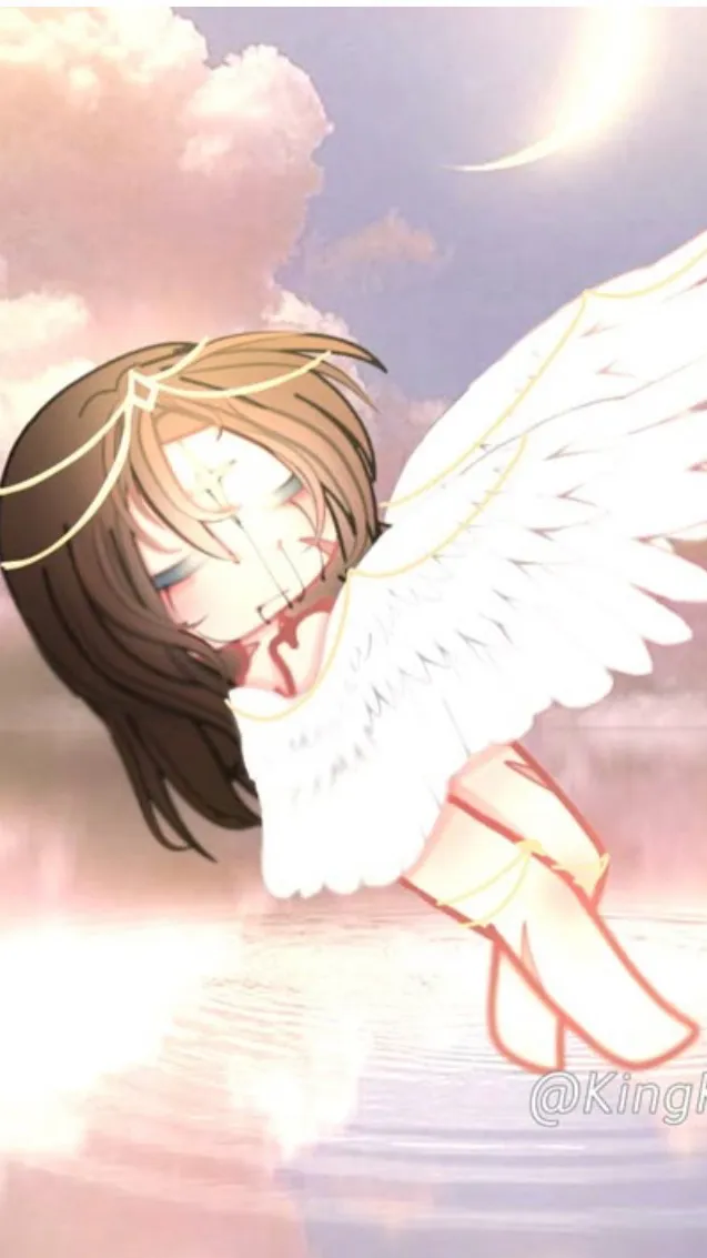 ai character: Fallen angel KNY  background