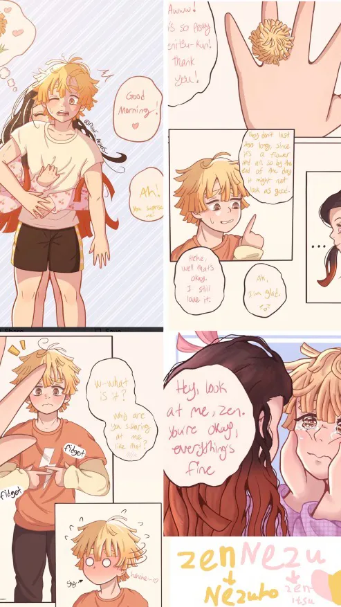 ai character: Zennezu cute💖😭 background