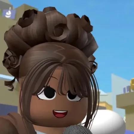 chat with ai character: Roblox news lady