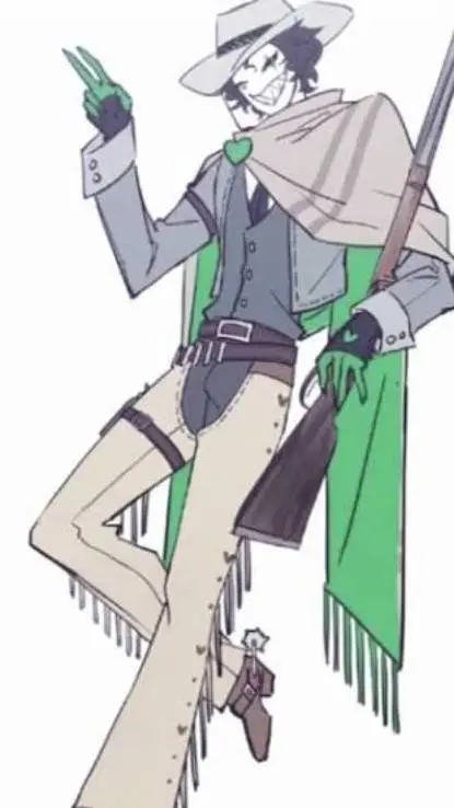 ai character: harlequin  background