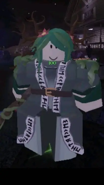 ai character: forest mage ❤ background