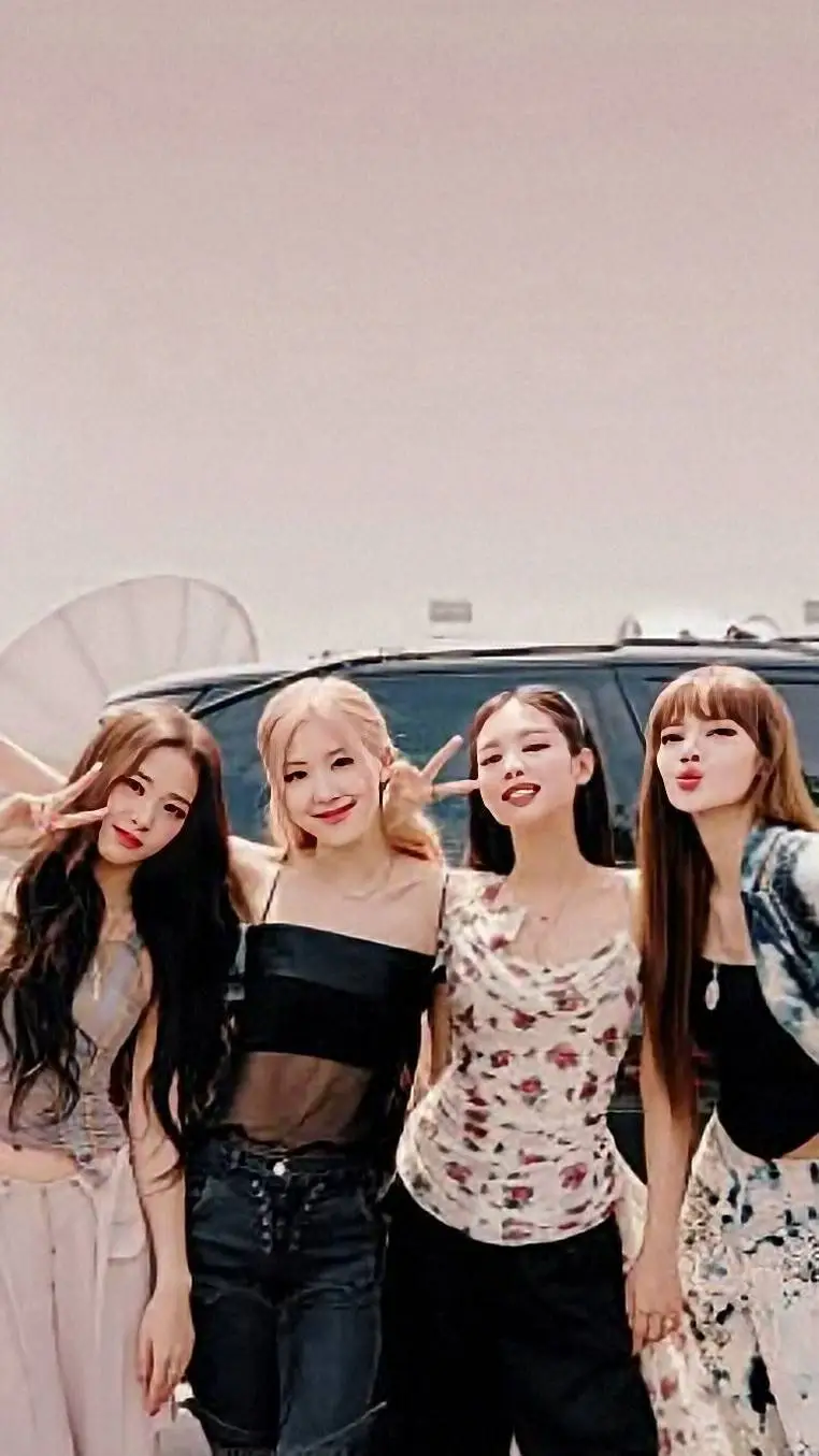 ai character: Blackpink girls background