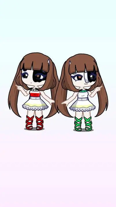 ai character: las gemelas matad  background