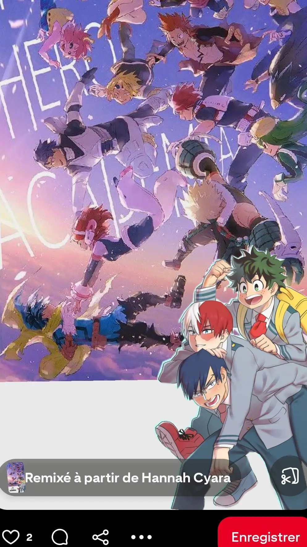 ai character: mha bébé  background