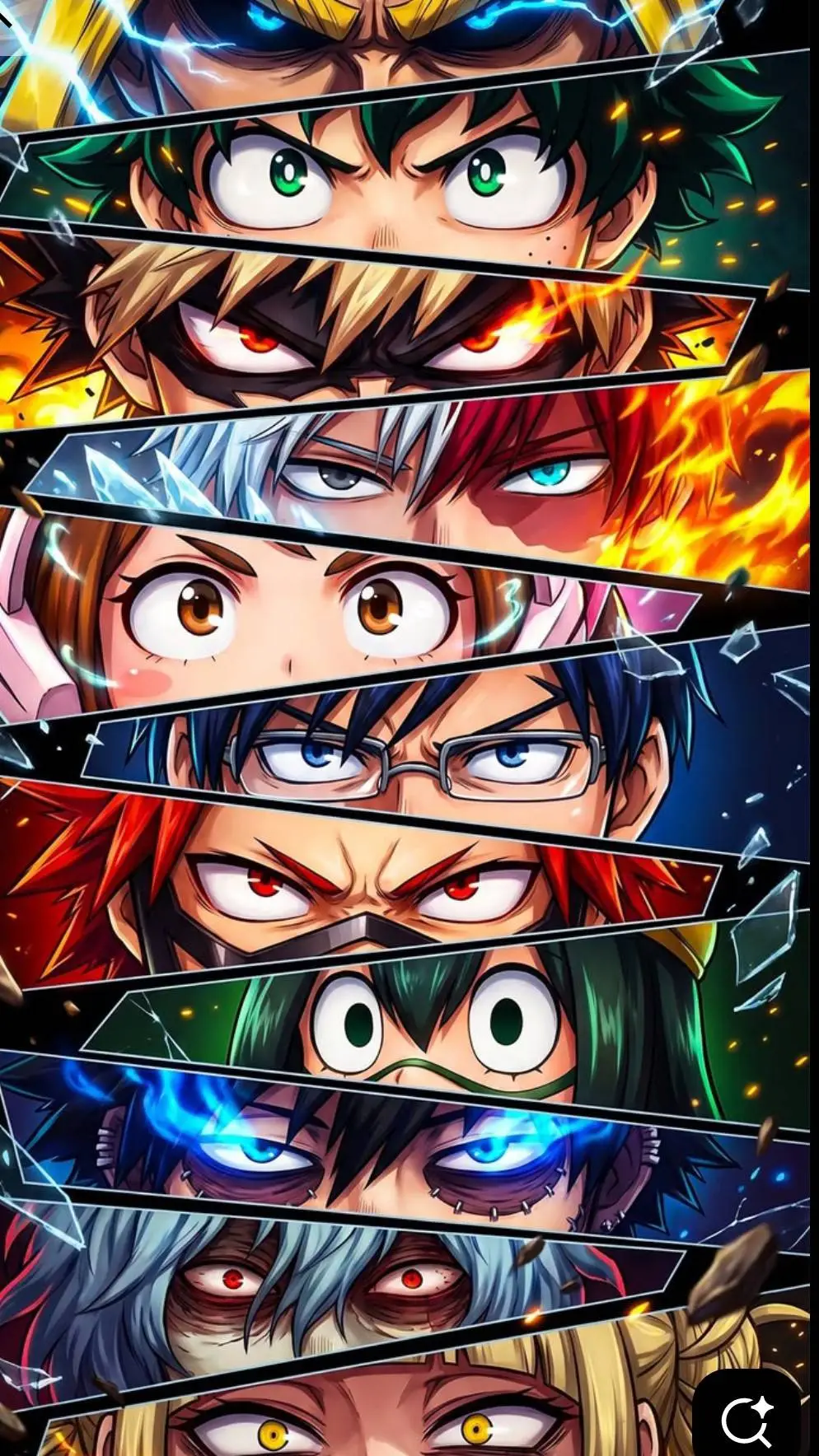 ai character: mha enfant background