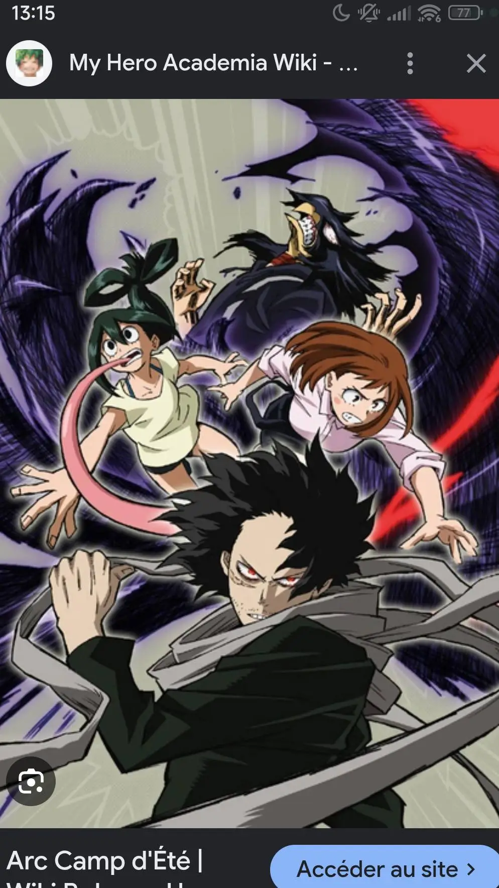 ai character: mha voyage background