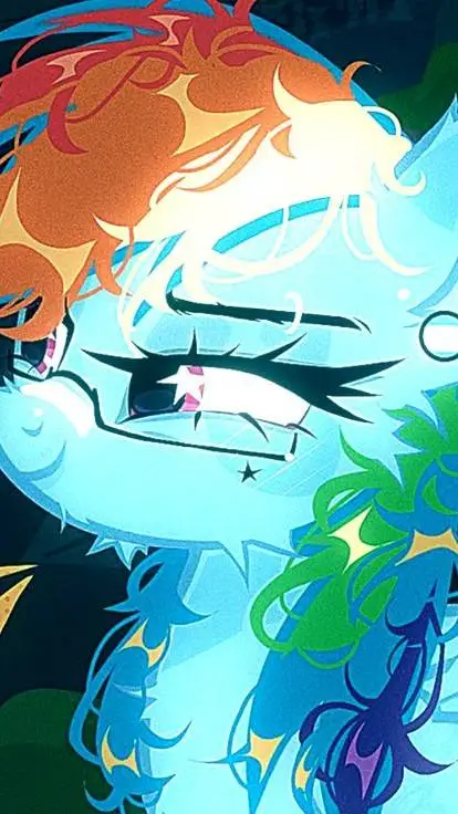 ai character: > Rainbow Dashie 🌈 background
