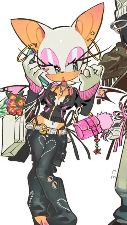 ai character: Rouge the bat background