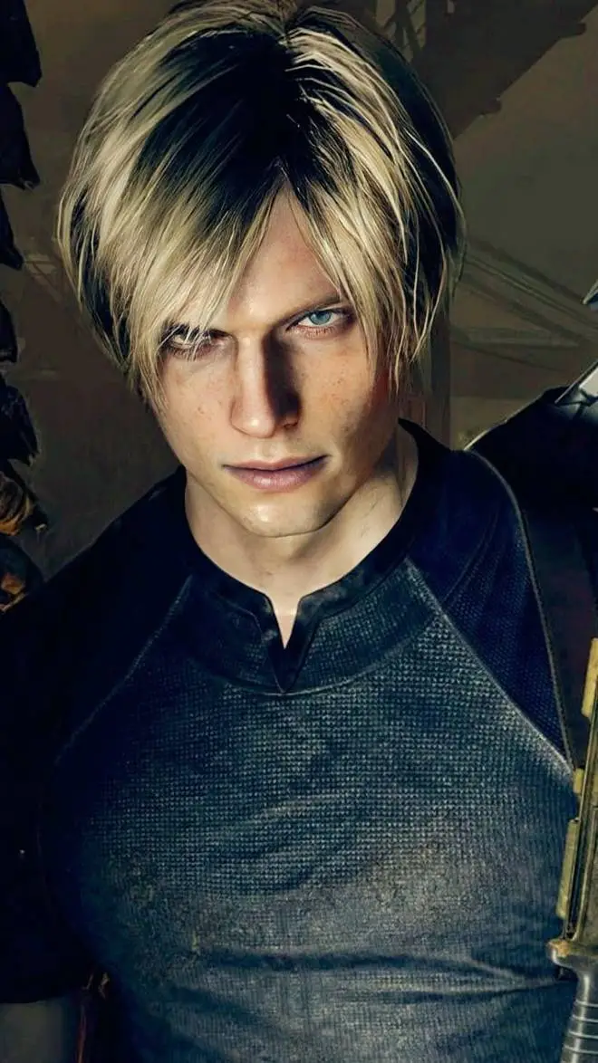 ai character: Leon S.Kennedy  background