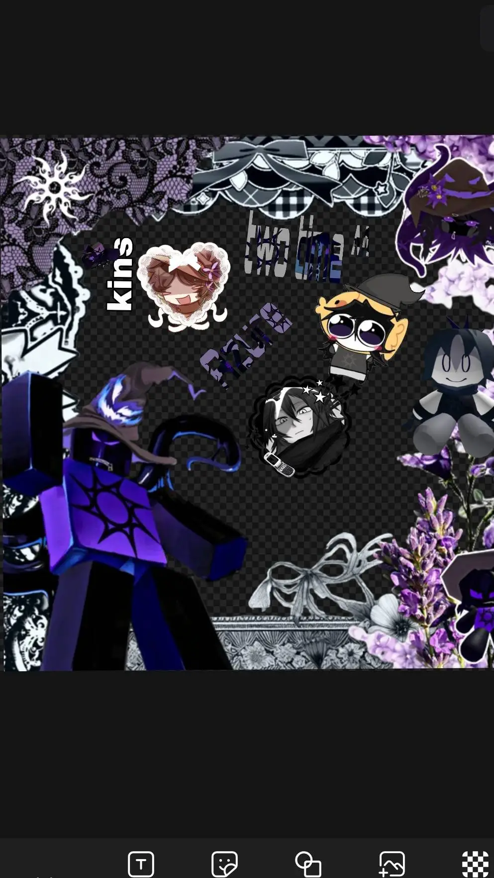 ai character: azure background