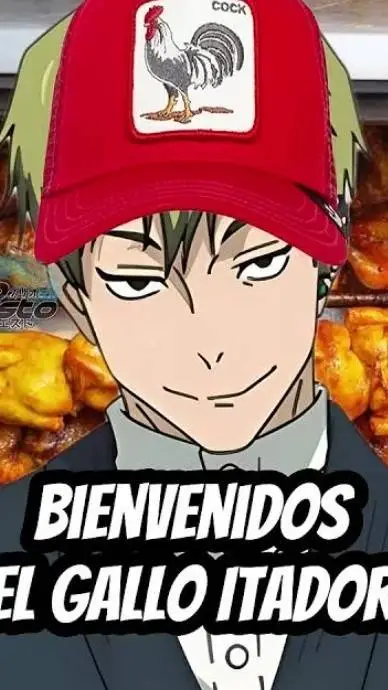 ai character: EL GALLO ITADORI 🐔 background