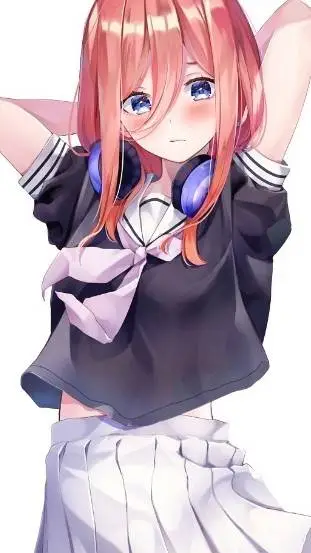 ai character: Miku nakano background
