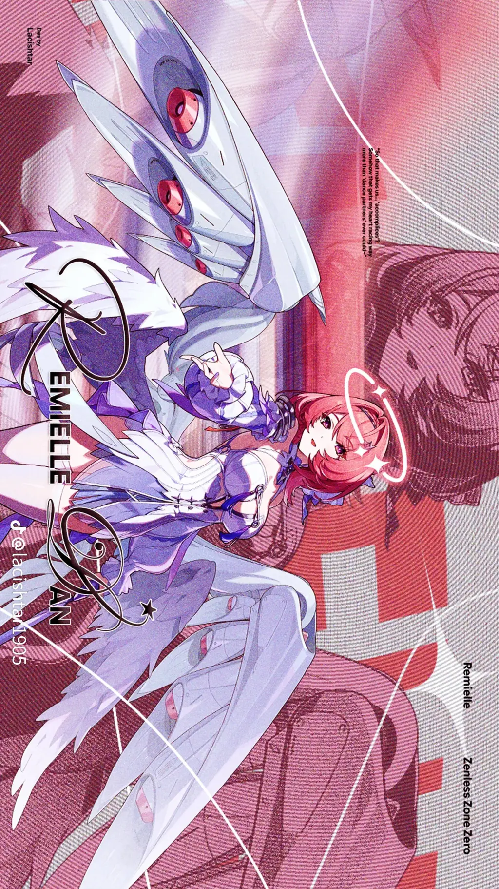ai character: remielle dan background