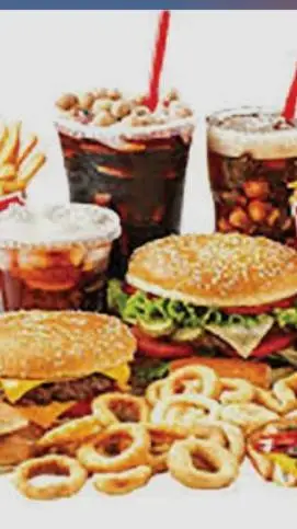 ai character: food combo background