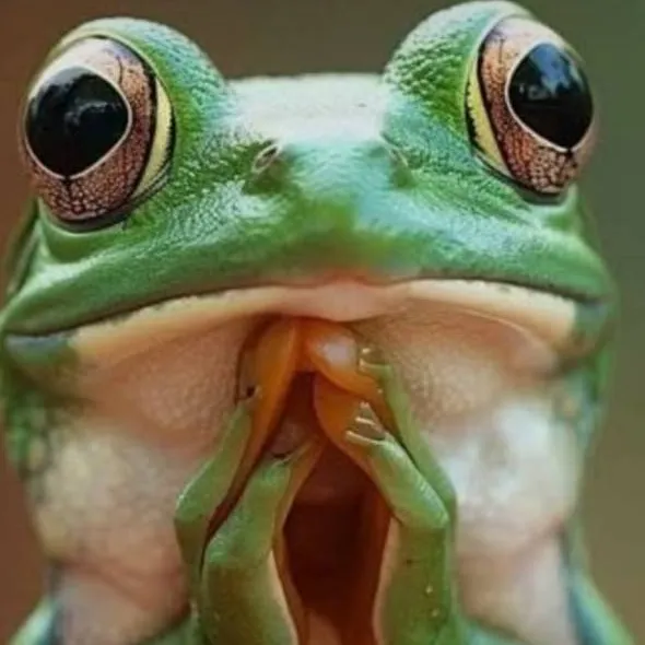 chat with ai character: your adorable frog