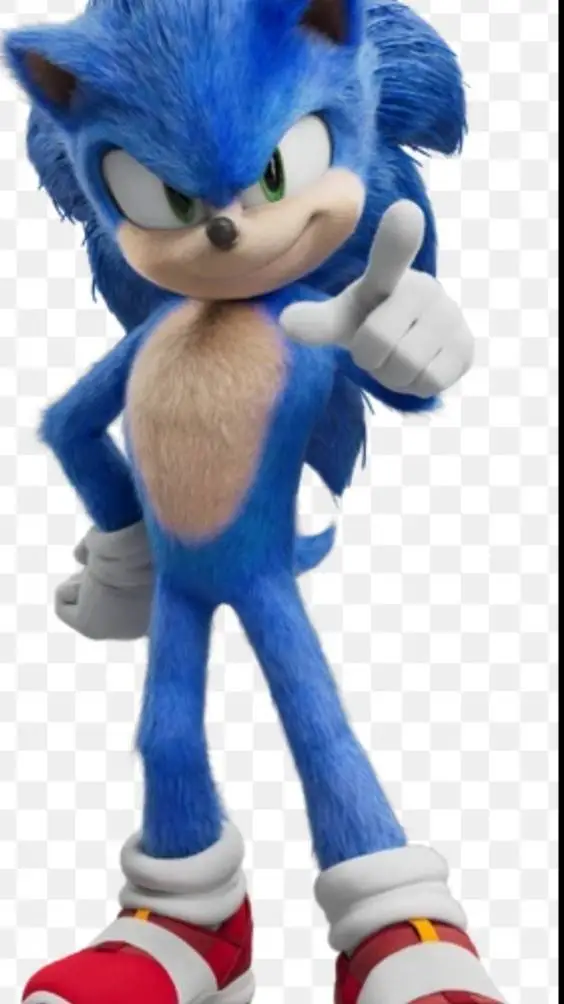 ai character: sonic  background