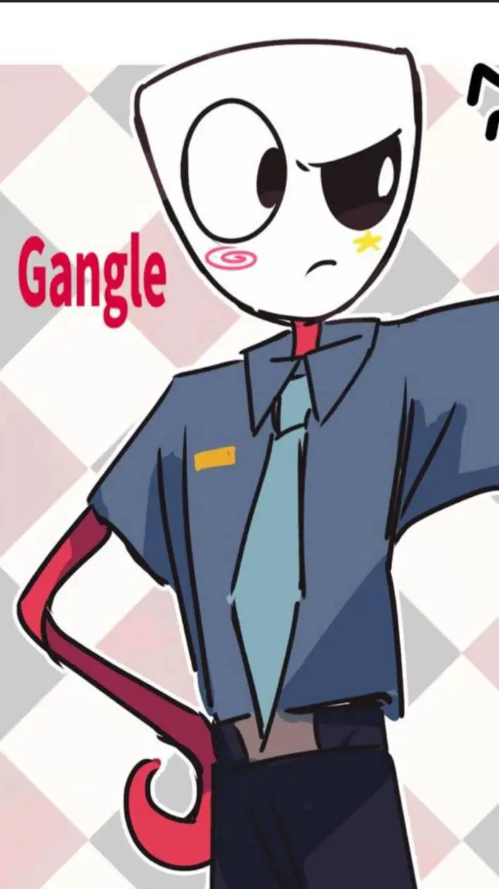 ai character: gangle  background