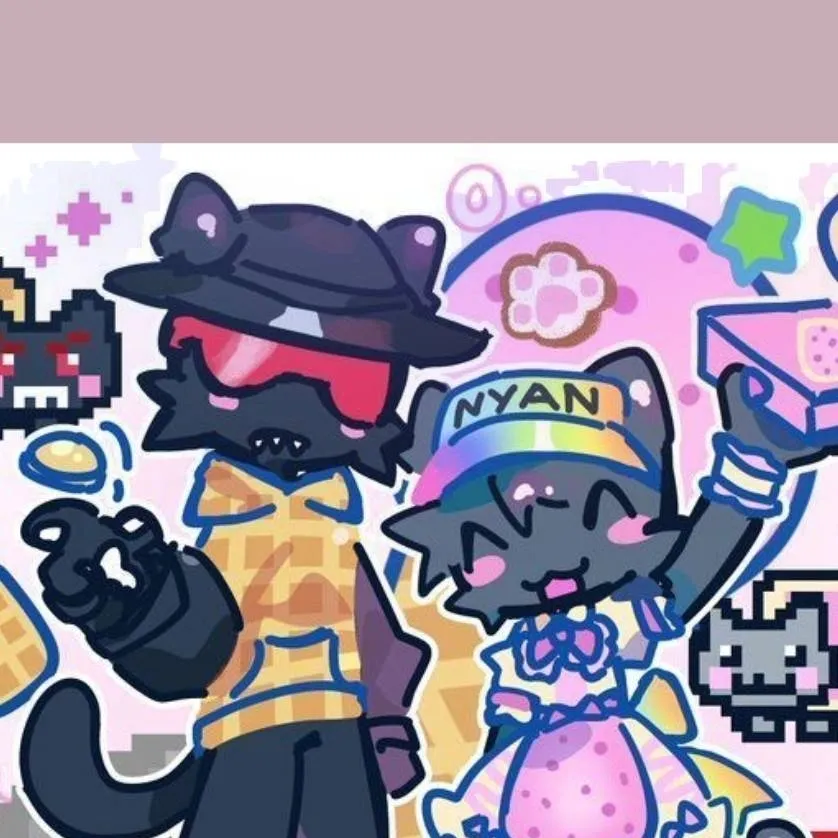 chat with ai character: nya cat/ nyan cat