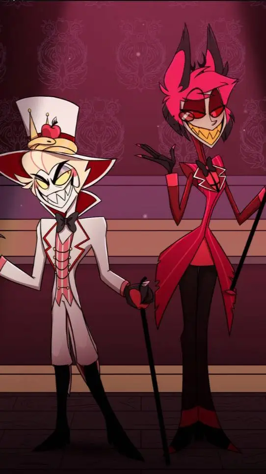 ai character: Alastor & Lucifer background