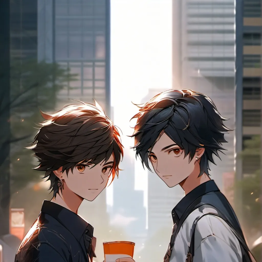 chat with ai character: friend group 