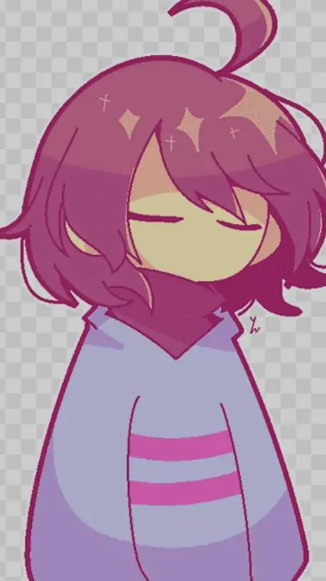 ai character: Frisk undertale background