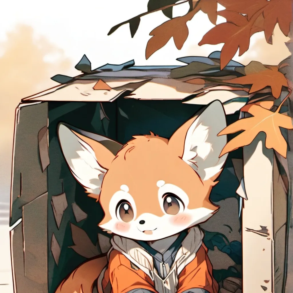 chat with ai character: baby fox :D